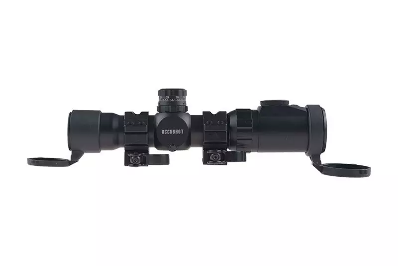 Visor AccuShot CQB de 1-4,5x28 puntos circulares