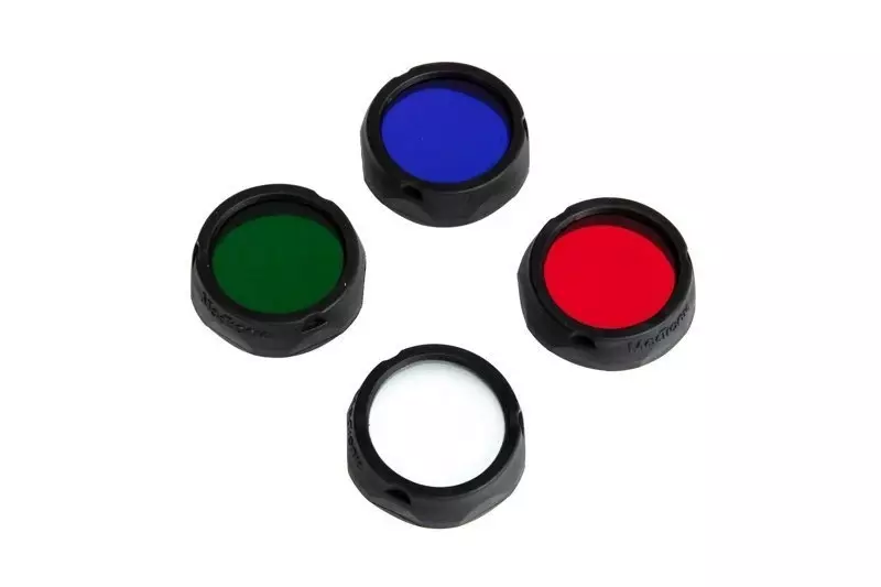 Latarka Black Eye 420 (ładowalna) + zestaw filtrów