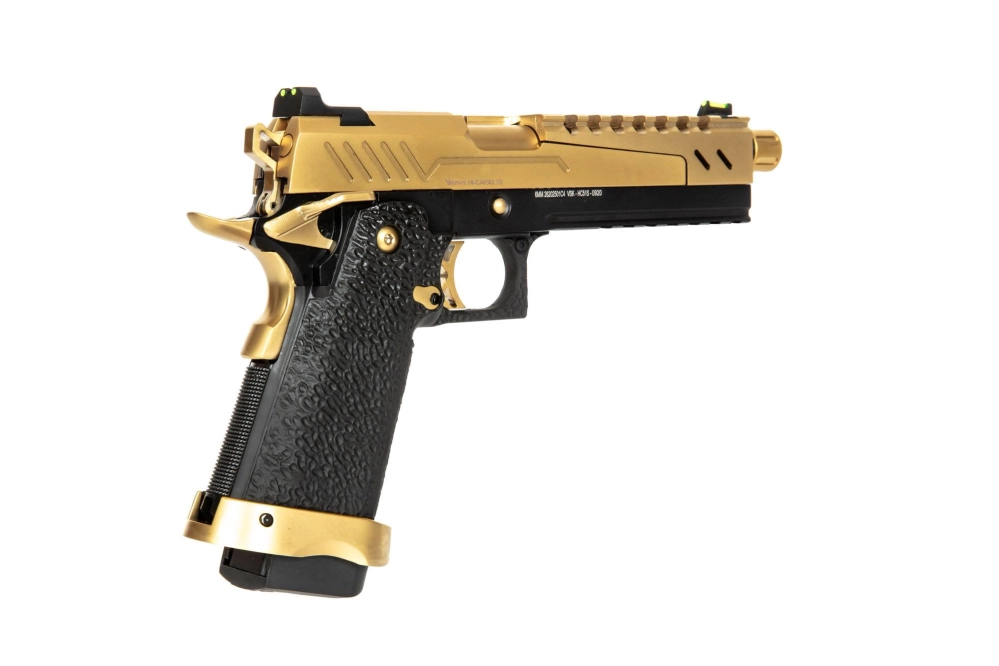 Pistola de airsoft Hi-capa 5.1 Split Slide - Oro / Negro
