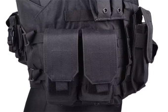 Gilet tactique de type IBA- noir  