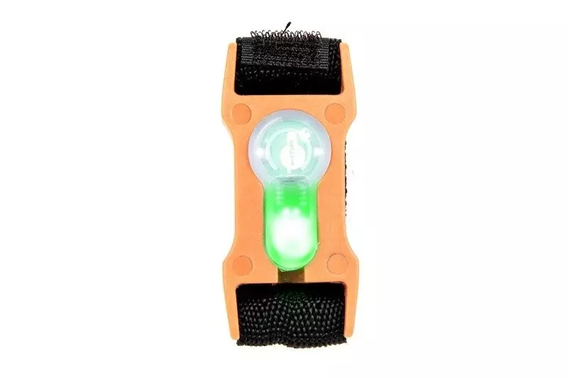 Lightbuck Split-Bar Electronic Marker - orange (green light)