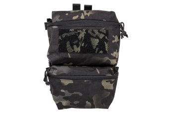 Panneau arrière avec système MOLLE pour gilet tactique V5 PC Wosport MC Noir