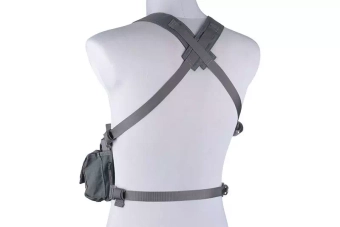 Chaleco rápido Chest rig - Gris Primal