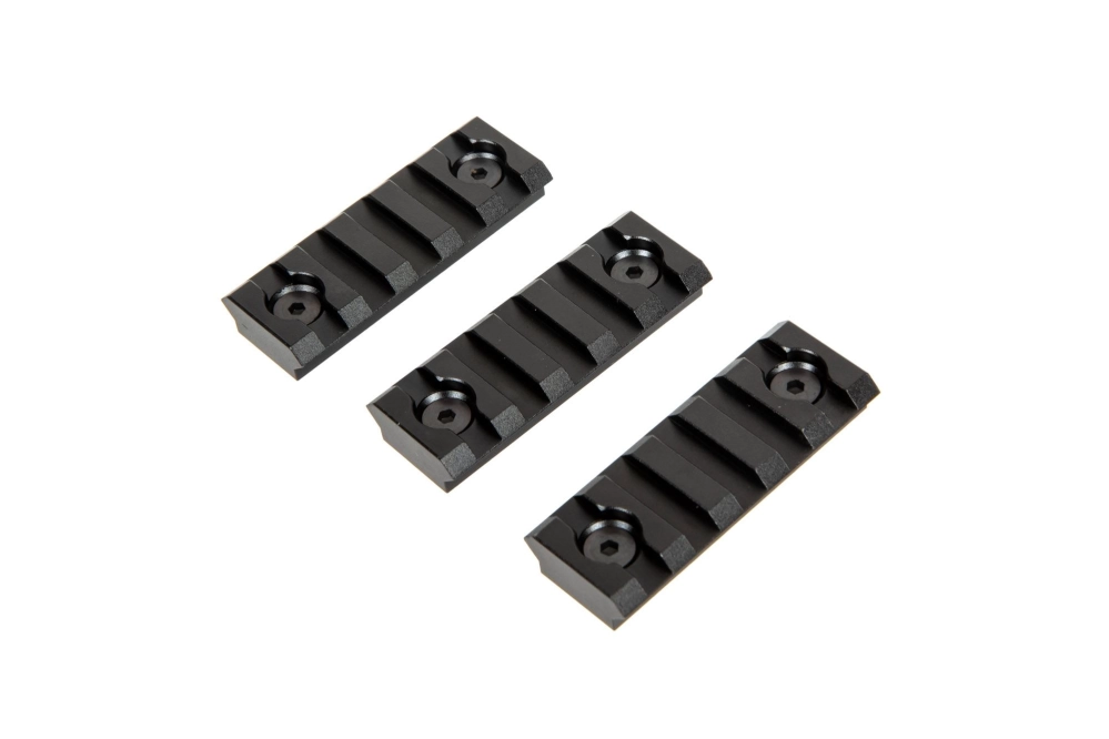 Corto raíl RIS para gripKeyMod (Juego x 3)