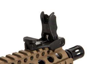 El fusil de airsoft Daniel Defense® MK18 SA-C19 CORE™ X-ASR™- Half-tan