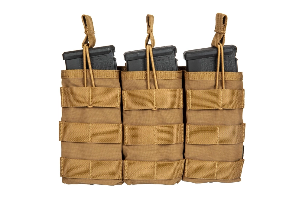 Triple carbine magazine pouch Open Koga - Coyote Brown