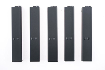 Juego de 5 magasynk 9mm para réplicas tipo AR-15 - negro