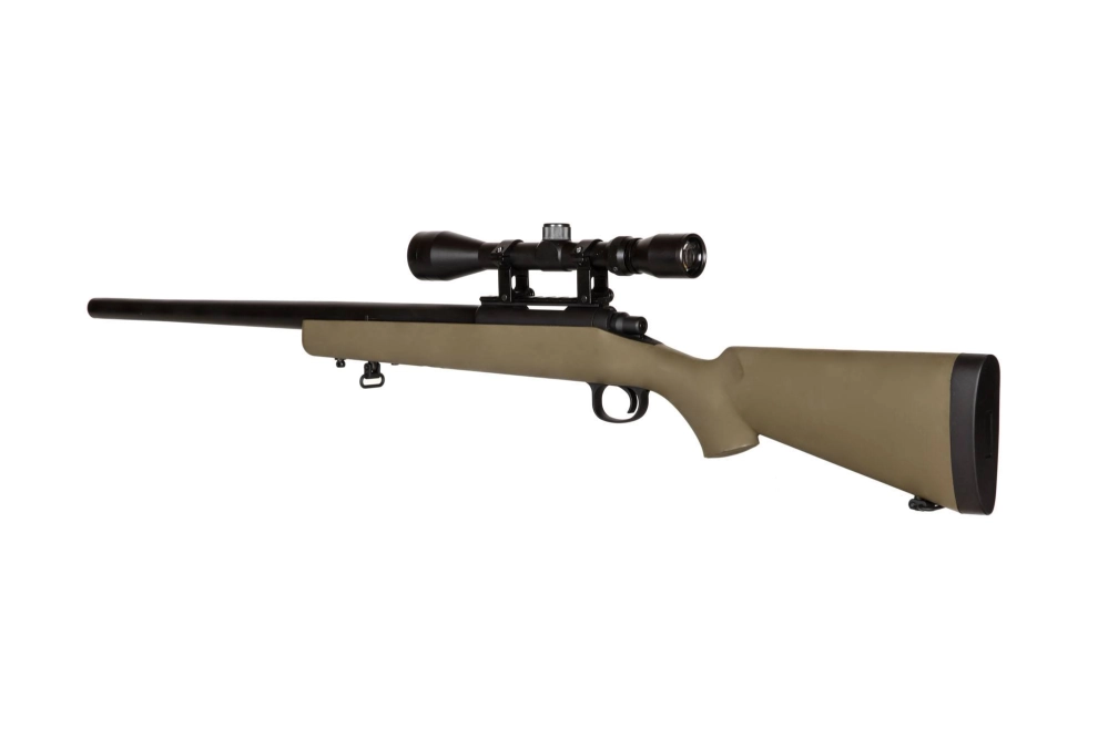 SW-10T Sniper Rifle Replica (with Scope) - Olive