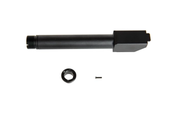 Non-Recoiling 2 Way Fixed" Outer Barrel for Umarex Glock 17 Replicas - Black"