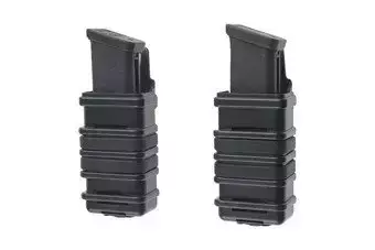 Juego de 2 bolsas FAST (cruz) para cargadores pistola owe - negro