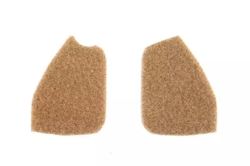 Pegatinas de velcro para los protectores de oídos - Tan