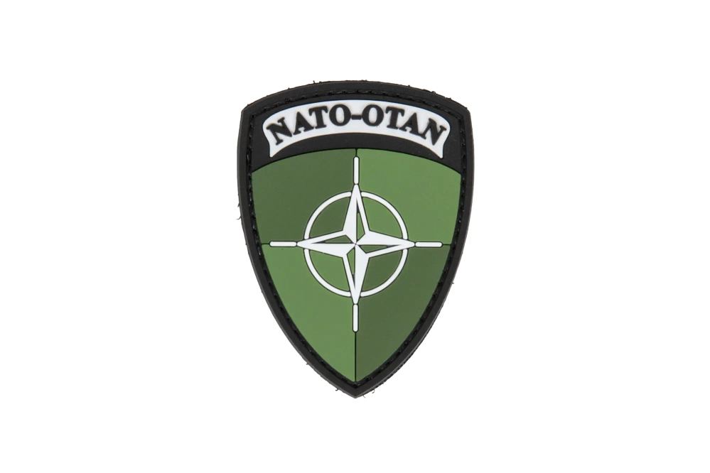 Patch PVC - Bouclier OTAN - Vert