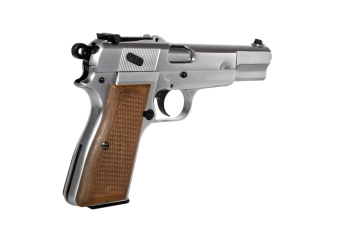 Airsoft pistole Browning Hi Power MK III - Stříbrná