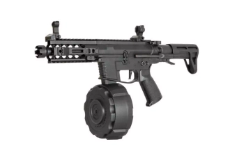 Réplique de pistolet mitrailleur PX9 (+ speedloader DRUM) - noir