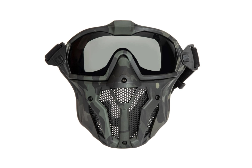 Mask with Goggles and Fan - MC Black