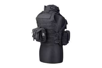Gilet tactique de type IBA- noir  