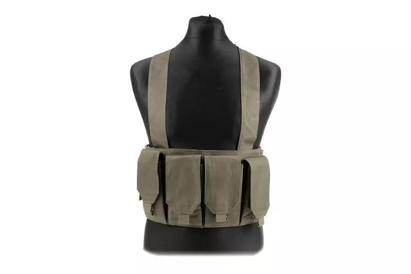 Chaleco táctico tipo Chest rig - oliva
