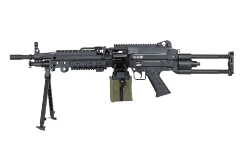 Karabin maszynowy ASG Specna Arms SA-F249 PARA FLEX GAT X-ASR Czarny (OUTLET)