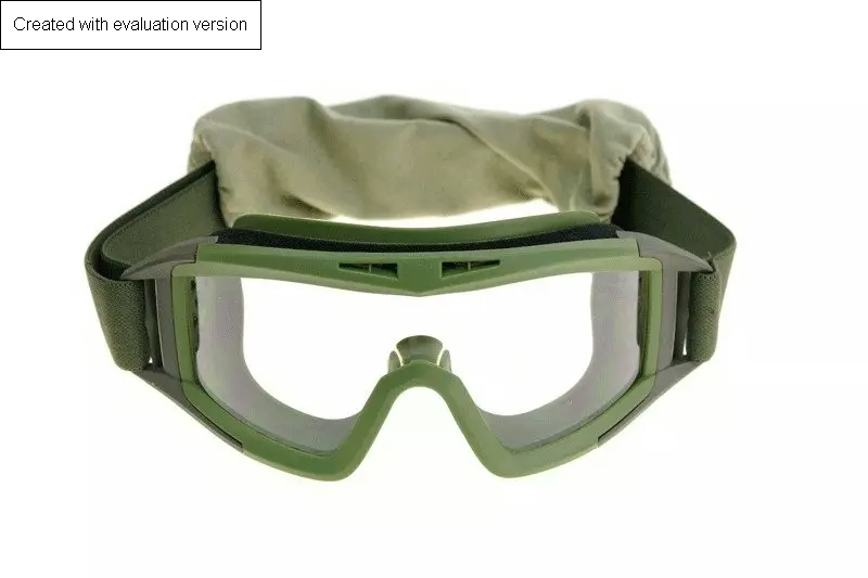 Low-profile goggles - olive