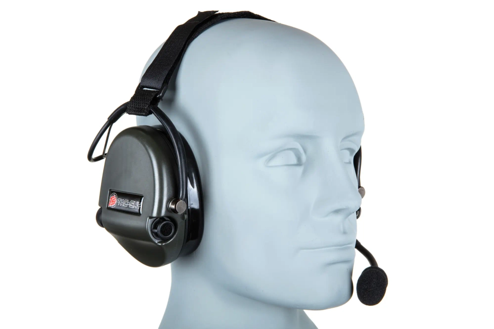Tac-Sky WYS0042 Nekband Headset Loofgroen