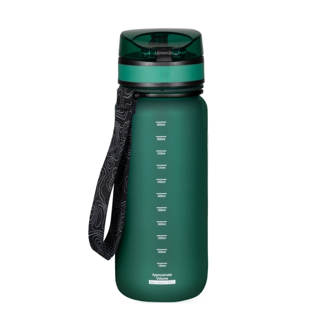 Butelka turystyczna trytanowa Alpinus Trysil 650ml Zielony