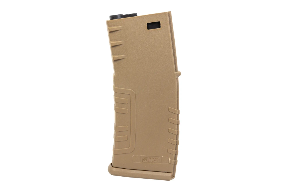Chargeur 120 billes à mid-cap en polymère Specna Arms Flat Dark Earth