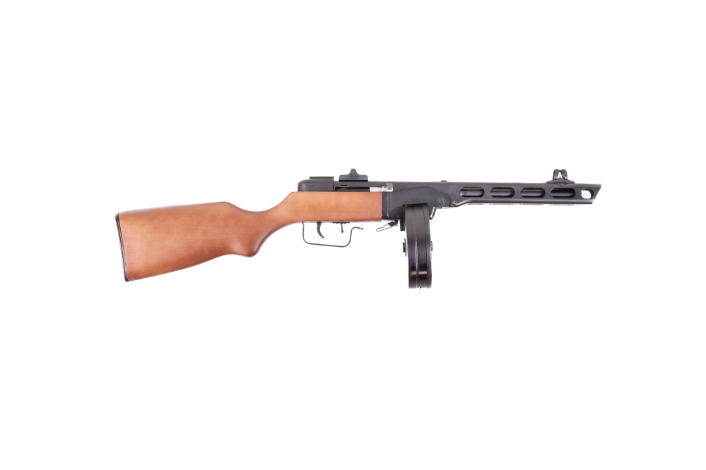 Réplique de mitraillette PPSH - bois véritable (OUTLET)