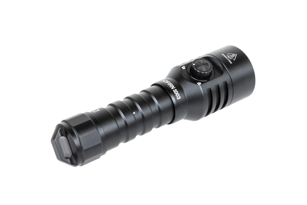 Torche Sofirn SD03 avec batterie rechargeable Noir