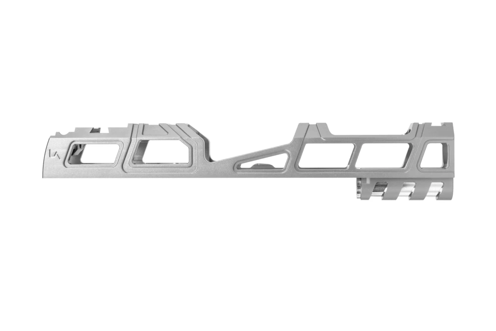 Aluminiowy zamek LA Capa Customs HYPER do replik TM Hi-Capa 5.1 Srebrny