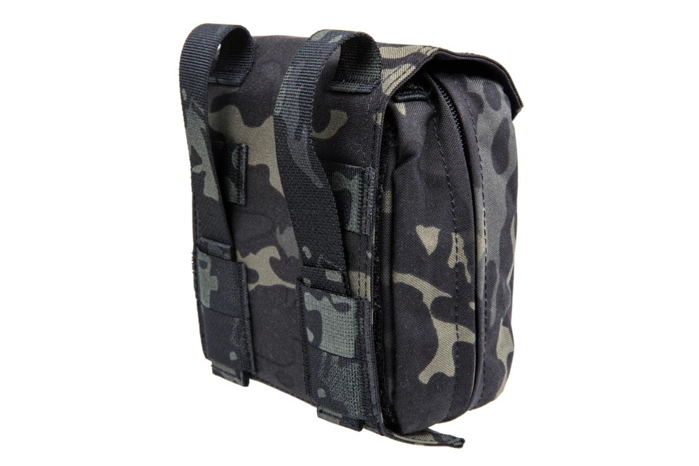 Eerste hulp kit met Molle paneel Wosport MC Zwart