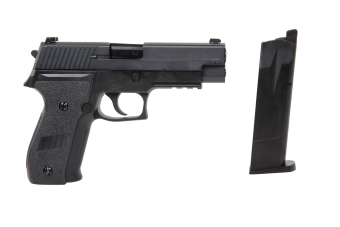 Pistole WE F226 RAIL airsoft černá