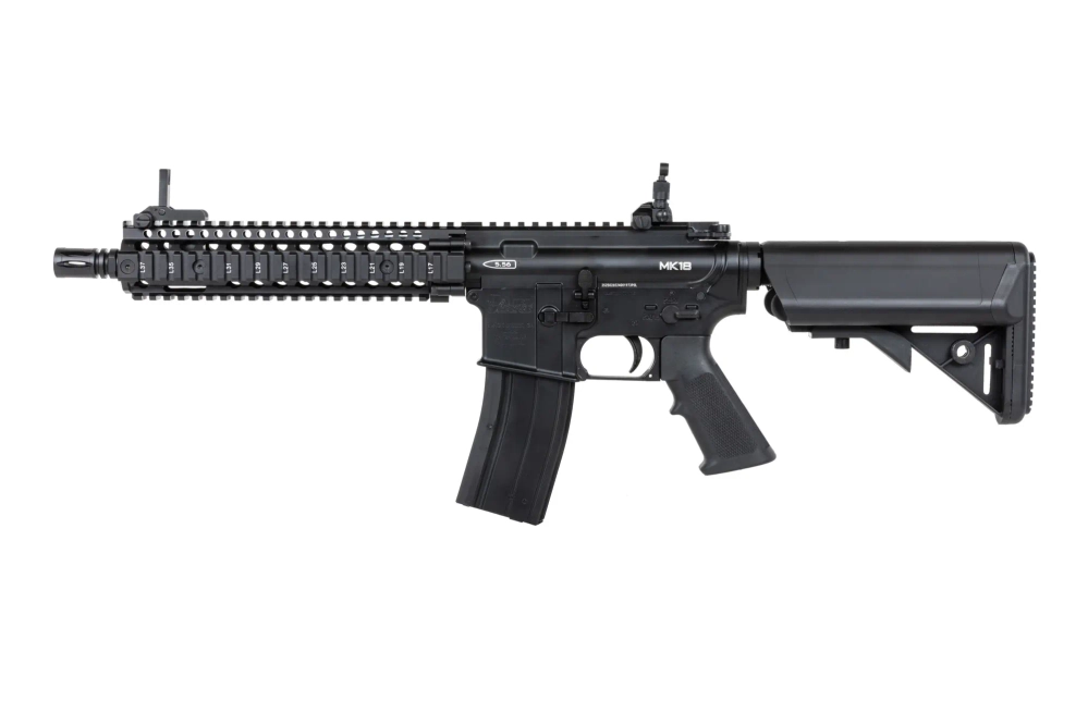 Golden Eagle Daniel Defense MK18 MC6593M GBB ASG Karabijn Zwart