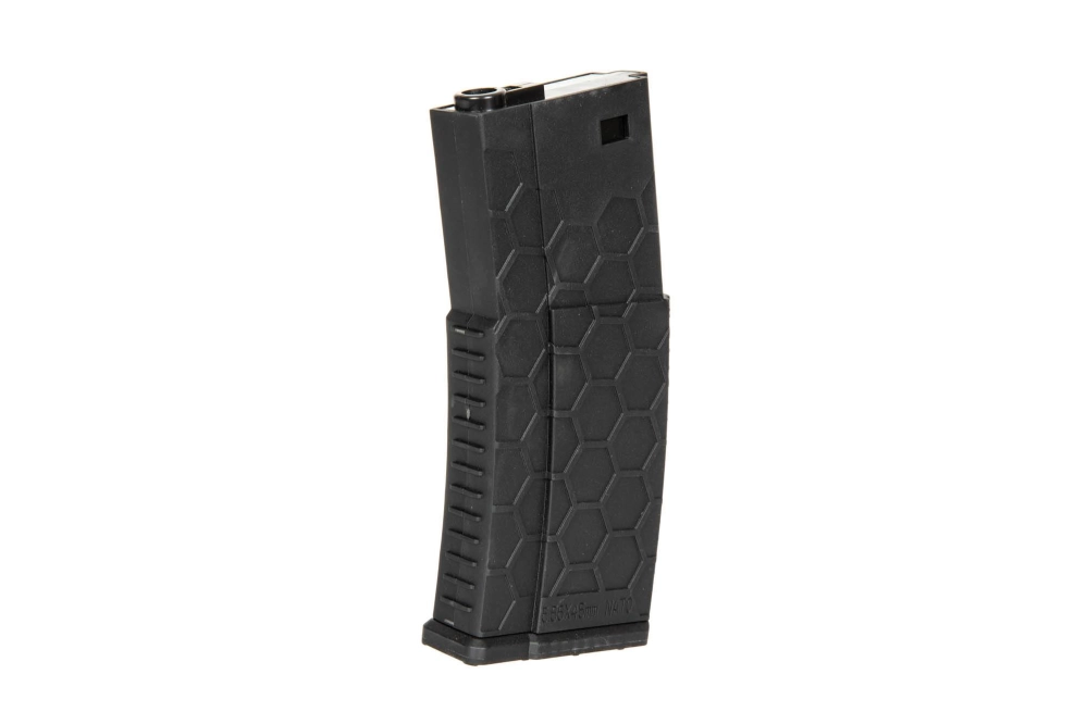 Polímero cargador mid-cap HX 120 balines para réplicas M4/M16 - negro