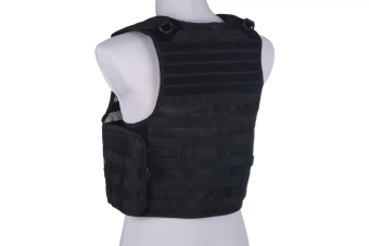 Lekki siatkowy Plate Carrier - czarny