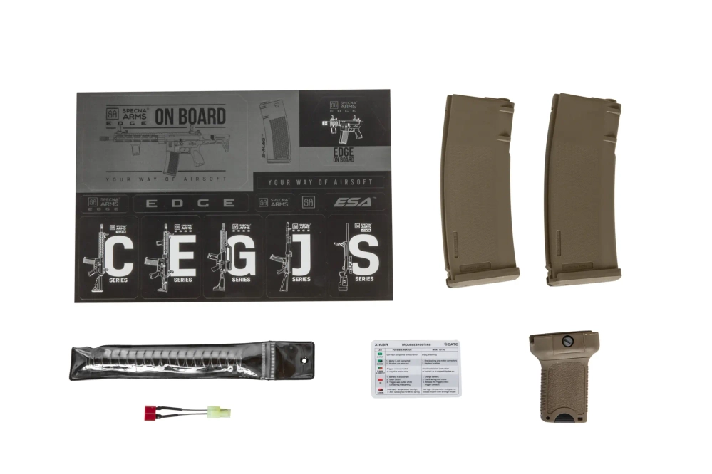 Replika karabiny SA-E11 EDGE™ Half-Tan - pažba Light Ops