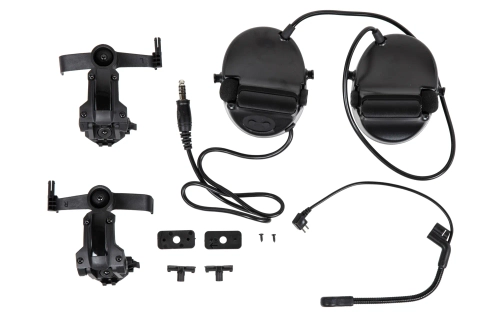 Wosport C5 HD-24-A tactische headset Zwart