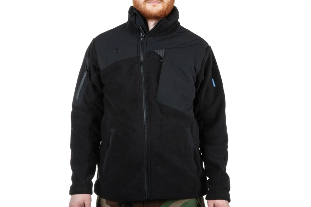Bluza polarowa Emerson Gear Blue Label “Glaucidium" Czarna