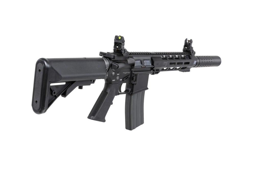 Karabina airsoft SRC DUAL POWER SR4 ZAROS-S GBB se zásobníkem na green gas