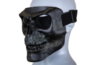Maska Skeleton Full Face MC Black
