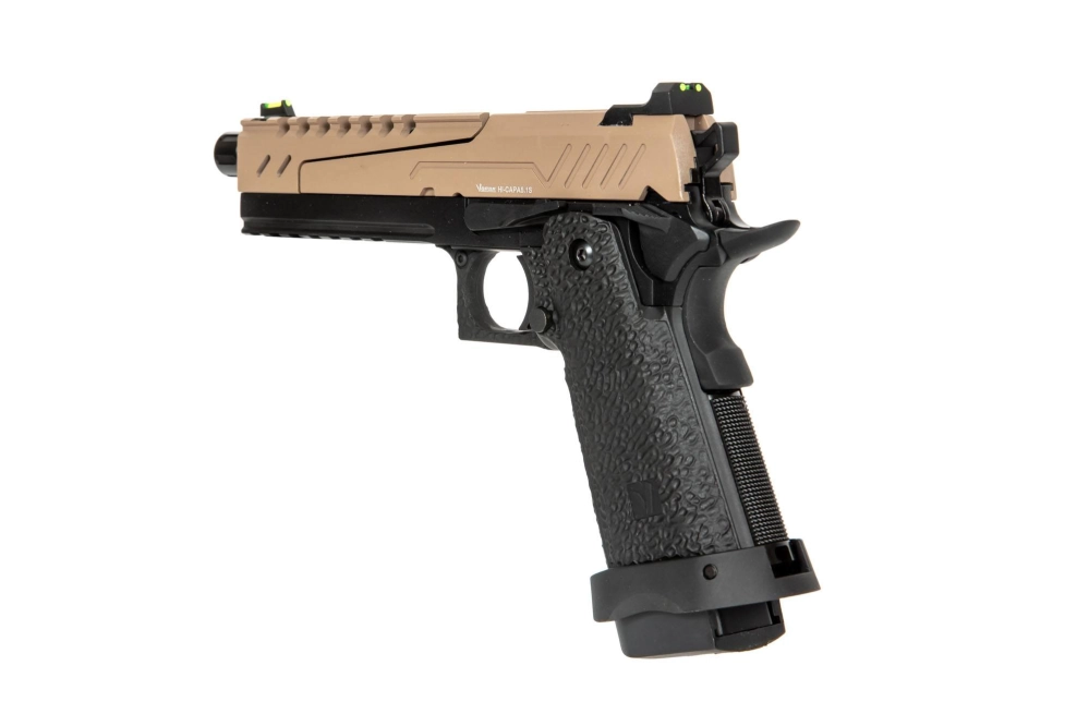 Hi-Capa 5.1 Split Side Pistol Replica - Tan / Black