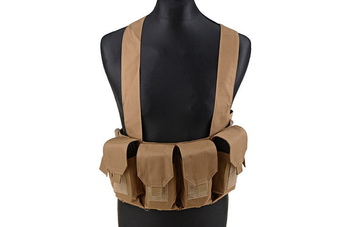 Taktická vesta typ Chest rig - tan