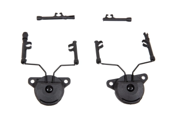 Adaptador de auriculares Comtac para raíles Team Wendy (Tipo 2) - Negro