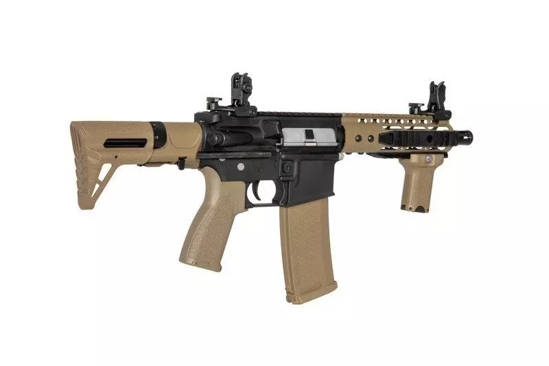 Replika karabinka SA-E12 PDW EDGE™ ASTER™ V2 Custom - Half-Tan