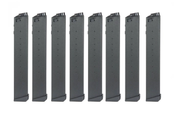 Zásobník Hi-Cap na 330 nábojů pro airsoftové zbraně PDW9 (sada 8 kusů)