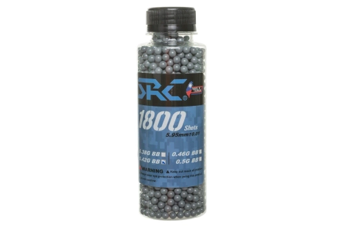 Kulki SRC 0.42g butelka 1800 sztuk Szare