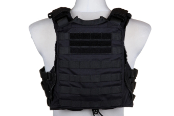 PRIMAL GEAR Chaleco Táctico Porta Placas Trias Negro