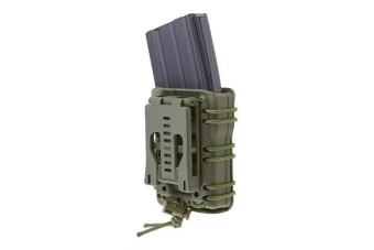 Pochette ouverte en V (B) pour chargeur 5,56 - vert olive