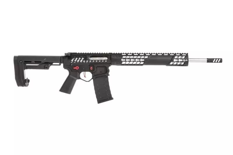 Airsoftová zbraň puškaeMG F-1 BDR-BR PTU - černá/červená