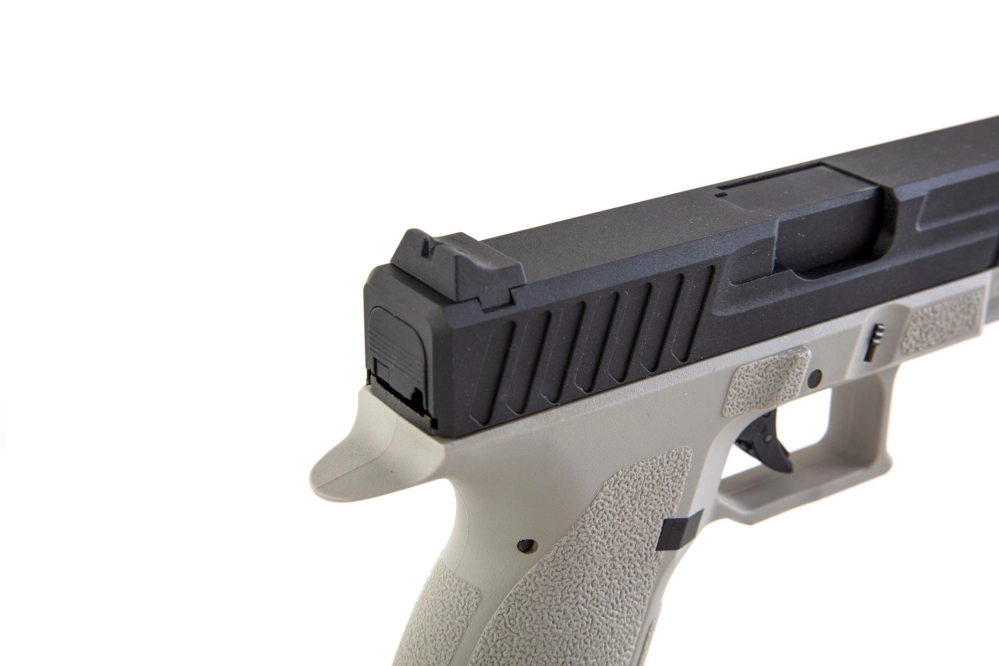 Pistola de airsoft KP-13 (CO2) - negro / gris