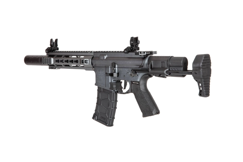 Airsoftová zbraň puškaka Avalon Saber SD - Urban Grey